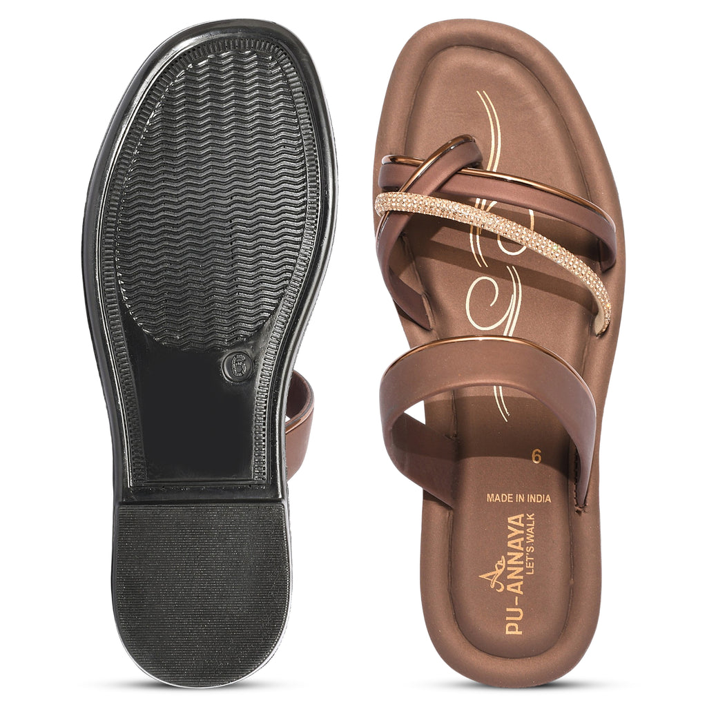 Palak PU Sandals - Default