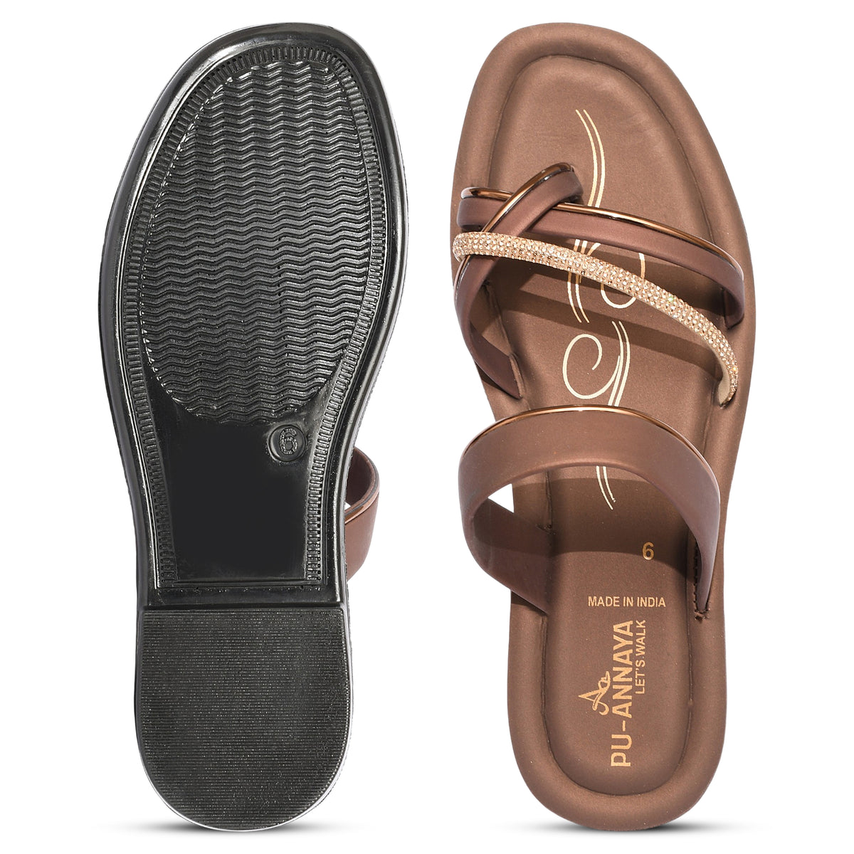 Palak PU Sandals - Default
