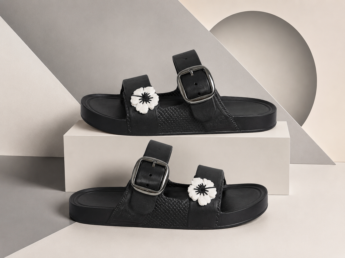 Lily Block Heels - Black