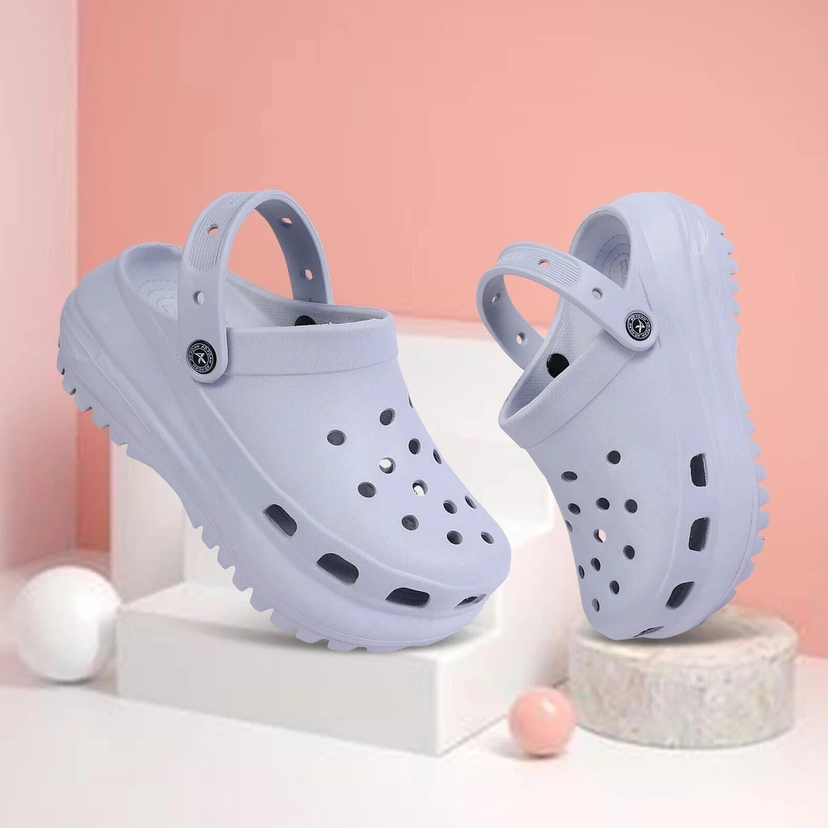 Nairobi Block Heels - Grey