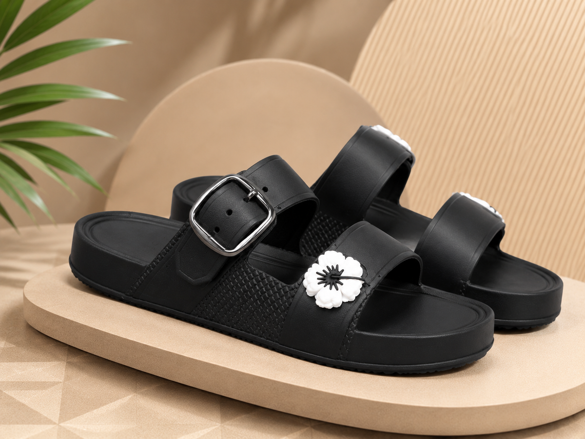 Lily Block Heels - Black