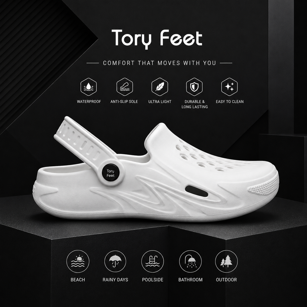 Clog 12806 - White