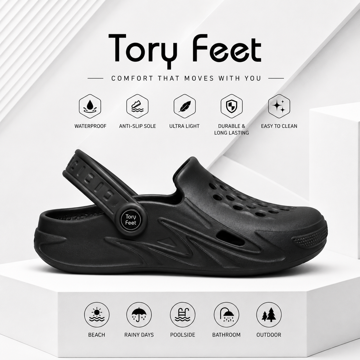 Clog 12806 - Black