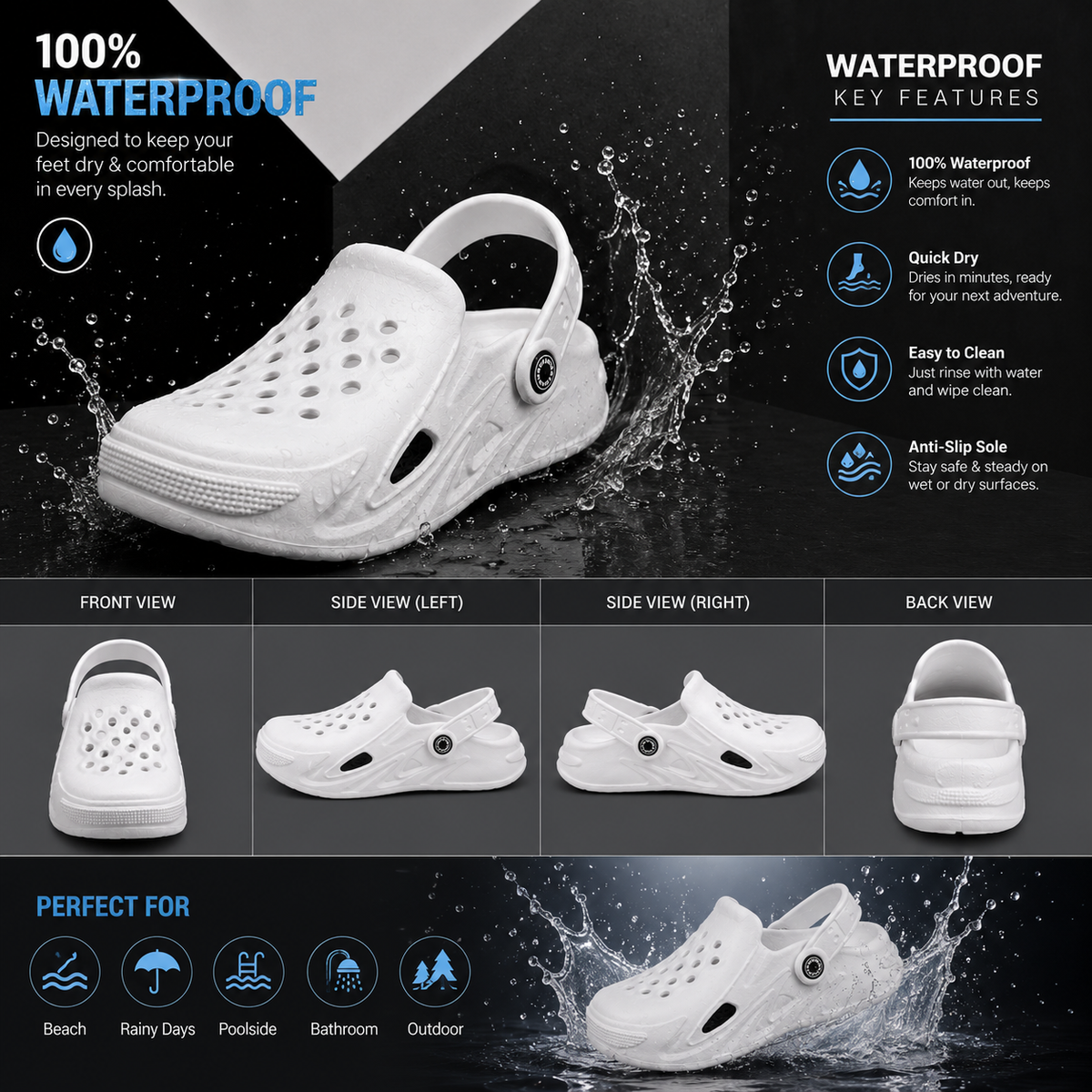 Clog 12806 - White