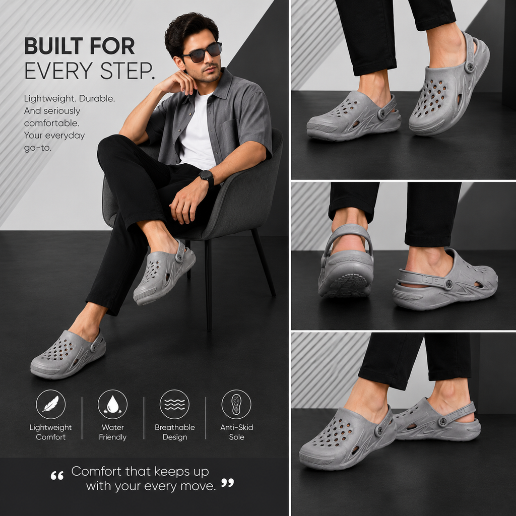 Clog 12806 - Grey