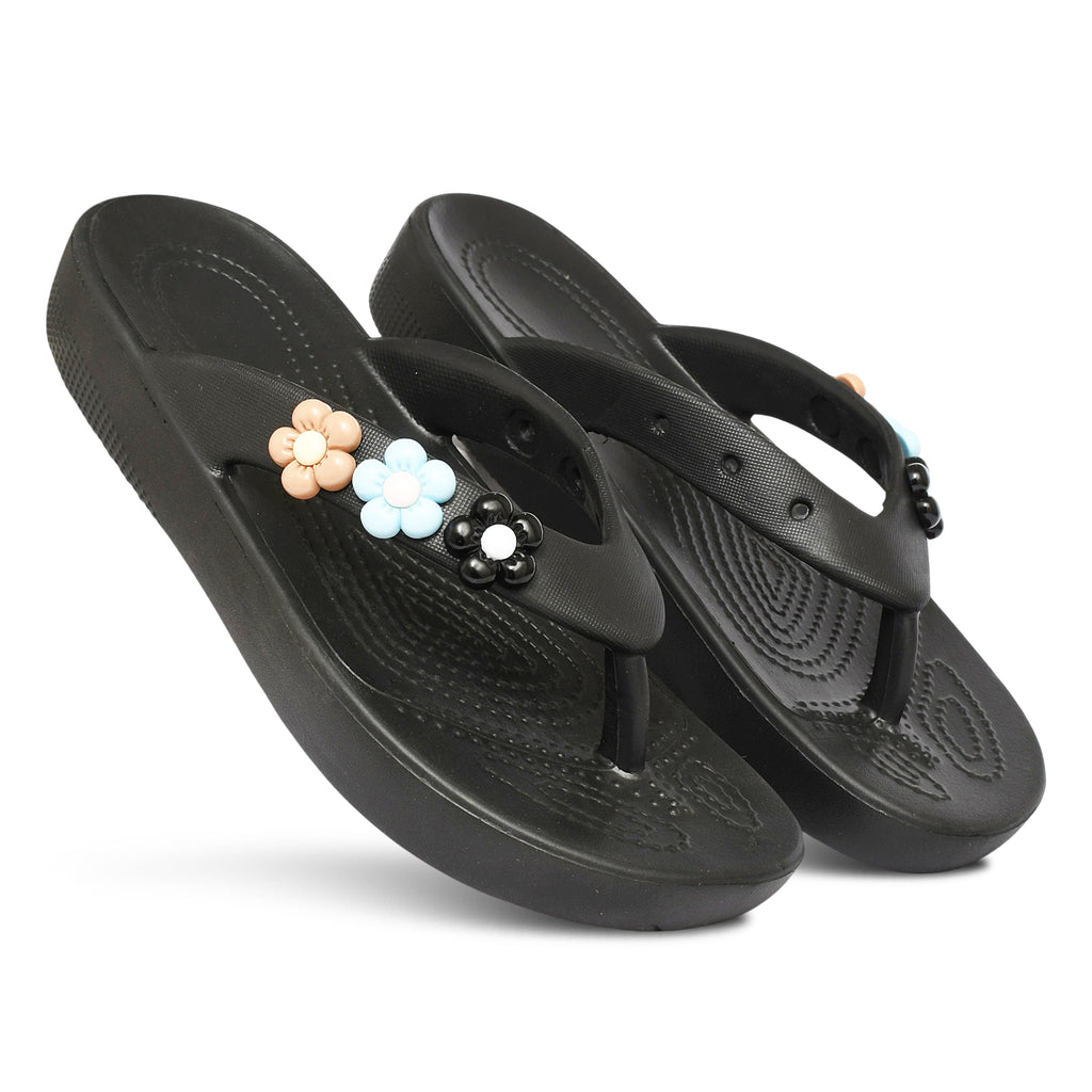 Angel Block Heels - Angel Black