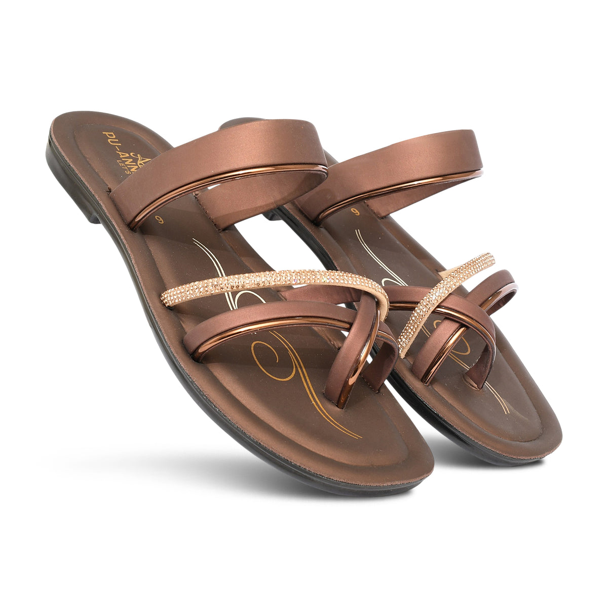 Palak PU Sandals - Default