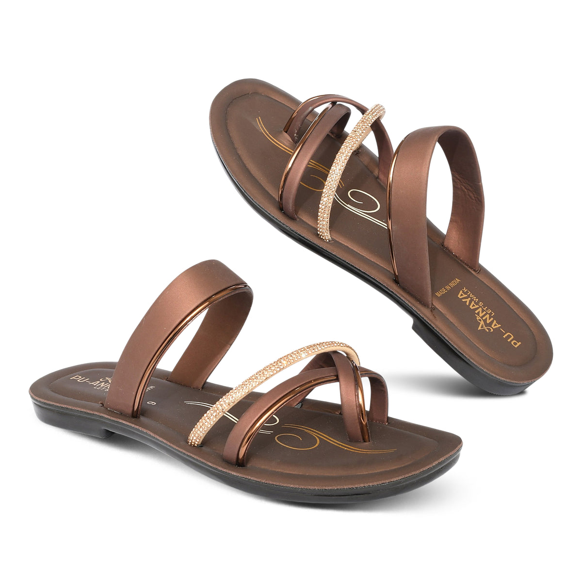 Palak PU Sandals - Default