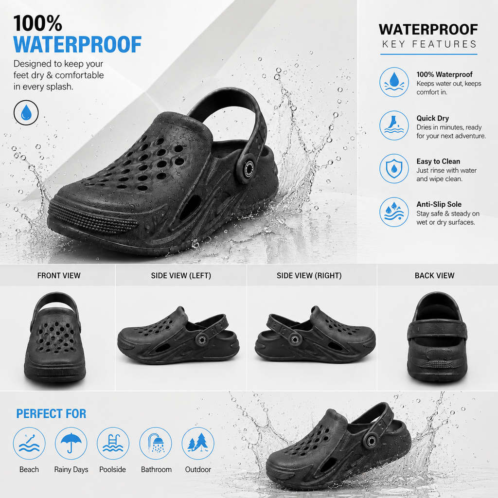 Clog 12806 - Black